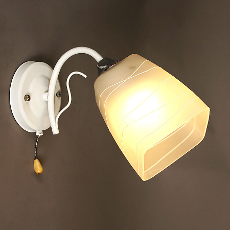 Бра N2260/1W WT+CH E27 1*40Вт (200*280*150)  VERNER LIGHTING *1