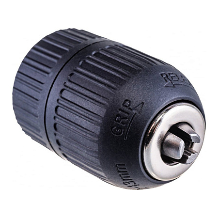 Патрон для дрели 13мм БЗП резьба 3/8" корпус пластик (2907-13-3/8) ЗУБР  *1/6/36