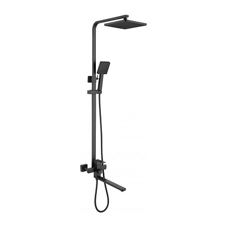 Смеситель д/ванны со стойкой для душа + ручной и тропический душ Fmark FS8145-35 *1