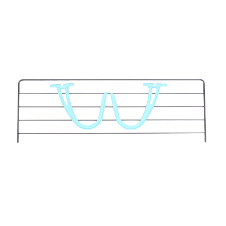 Сушилка для белья навесная на радиатор, шир.65см, дл.суш.пол.3,1м Сер.(Бел.) СБ5-65П("Ника") *1/10