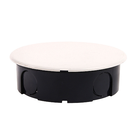 Коробка установочная HEGEL СП КУ1201-И пластм. д/уст.в гипсокартон D-64h44мм  *10/288