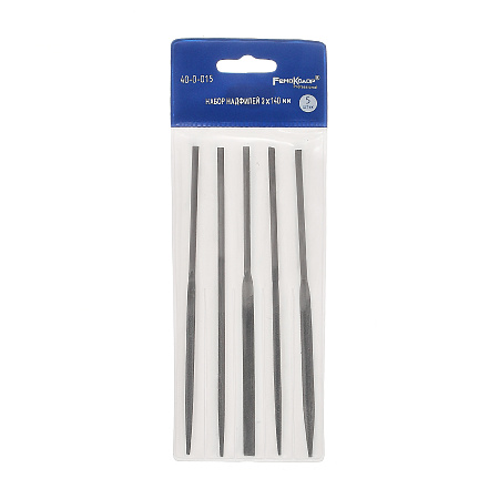 Надфиль алмазный набор  5 шт.140 х 3 (50) мм. арт.40-0-015 Ремоколор*1/20/200