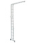 Лестница многофункциональная трансформер алюм. 4х4ступ.,общ.дл.4,33м,max нагр120кг1320404 "НВ" *1