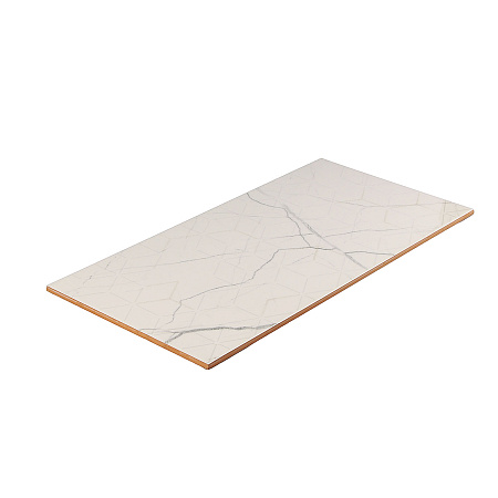 Декор Siluet белый 500*250 GT124VG Global Tile *1/7