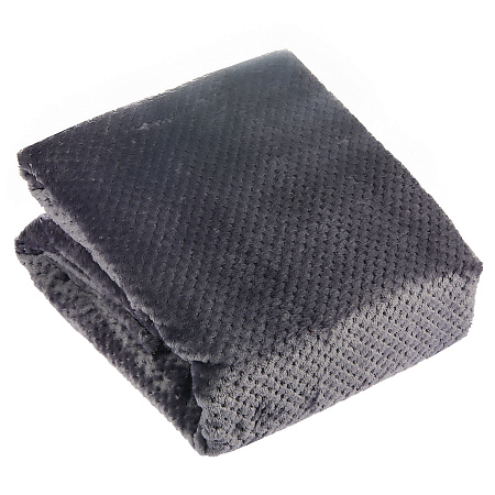 Плед 200*220см микрофибра жаккард ананас фиолетовый арт.292 NOVEL *1/8