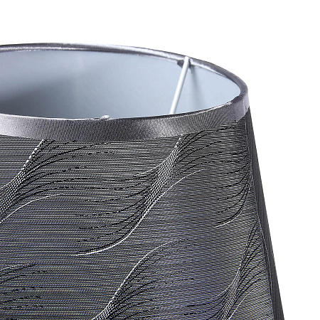 Лампа настольная 01904-0.7-01 GY SL Е14 40Вт (керамика+абажур) *1/24