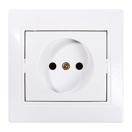 Розетка "Intro Plano" СП 1-мест. белый с/з 2P+E Schuko 16А-250В IP20 1-202-01 *10/200