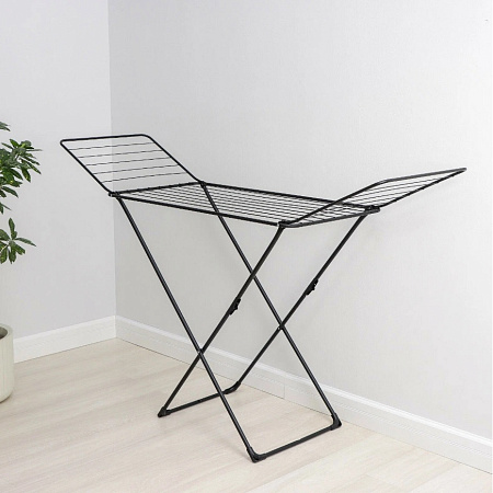 Сушилка для белья напольная "Hozbat" дл.суш.пол.18м Черная PM-8023S4 *1/6