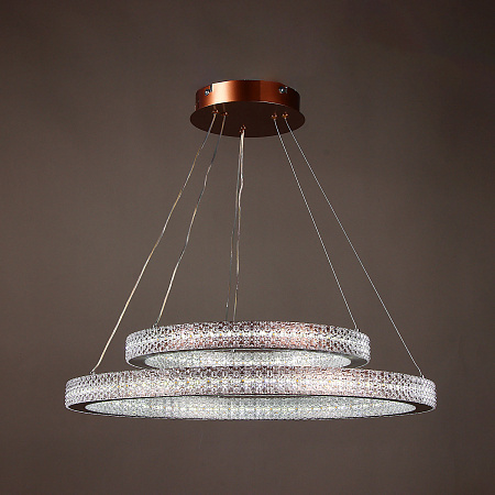 Люстра 9200(9238)/240W coffee  600+400 мм 3 реж., пульт S=20м2  VERNER LIGHTING *1