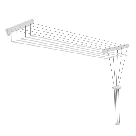 Сушилка для белья потол./настенная "Лиана" 5-рядн.,шир.1,4м,дл.суш.пол.7м Бел. СБЛ1,4 "Ника" *1