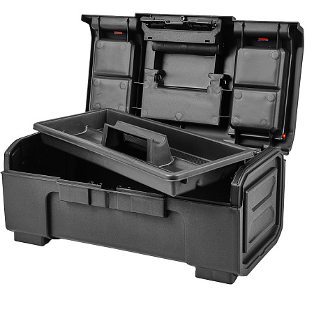 Ящик д/инструмента пластм. "Blocker Boombox 16" черный/оранжевый BR3940ЧРОР *1/6
