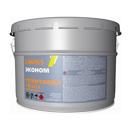 Грунтовка ГФ-021 красно-коричневая 20 кг эконом EMPILS *1/33