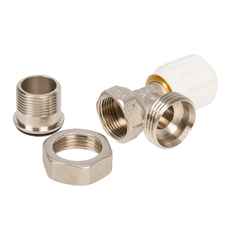 Клапан радиаторный регулирующий угловой 3/4"(Ø15) М/П CTM CARAVH34 *1/3