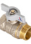 Кран шаровый 1/2" (Ø15) М/П бабочка СТМ (СТАНДАРТ) CWFMB012 (ЗФ769) *1/25/200