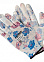 Перчатки Садовые полиэстер, полиуретановое покрытие, цвет-микс PR-PU054 "Fiberon"  *10/120