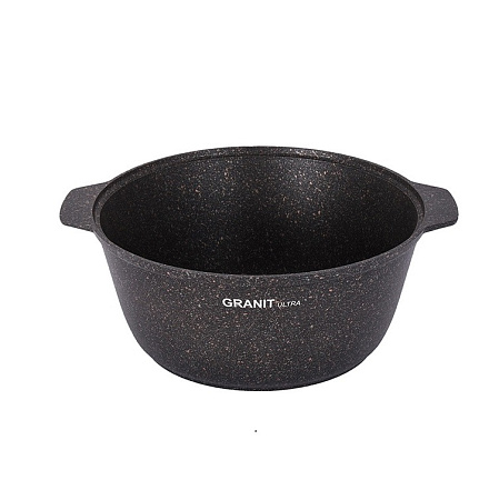 Кастрюля алюмин. антипригарная "Kukmara" "Granit ultra" original "жаровня" 4,0л Ст.кр. жго41а *1/4