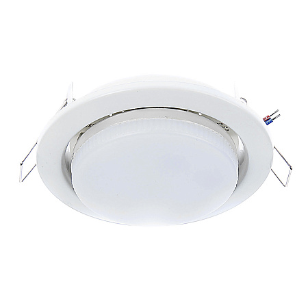 Светильник встраиваемый GX53 H4 Ecola без рефлектора Белый FW53H4ECB *10/50
