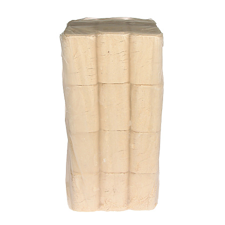 Брикет топливный RUF 10 кг (уп=12шт.) ПЫЛЬ березовый*1/96