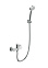 Смеситель д/ванны Cersanit CARI + душ. лейка, шланг, держатель д/лейки 64512 *1
