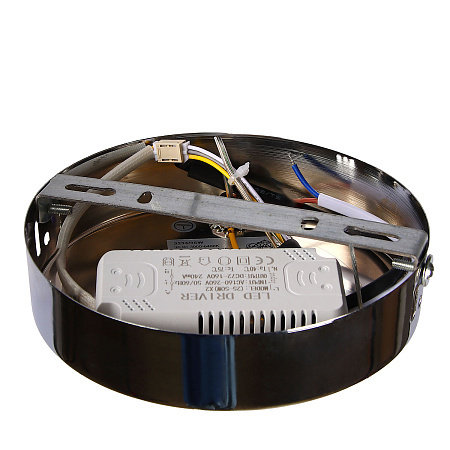 Люстра 9233/96W Chrome  450 мм 3 реж., пульт S=16м2  VERNER LIGHTING *1