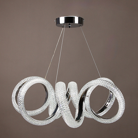 Люстра 9232/140W Chrome  530 мм 3 реж., пульт S=20м2  VERNER LIGHTING *1