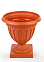 Кашпо-Вазон пластм. "Олимпия"  9,0л d верха 335мм h345мм Коричневый М9033 (ЗПИ "Альтернатива") *1/6