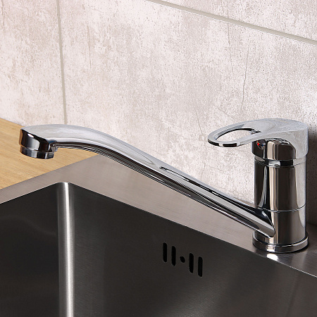 Смеситель для кухни Potato P49215 длинный излив *1/10