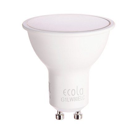 Лампа светодиодная 8,0W-220 GU10 рефлектор 2.8K матовая Ecola 57x50 G1LW80ELC *10/100