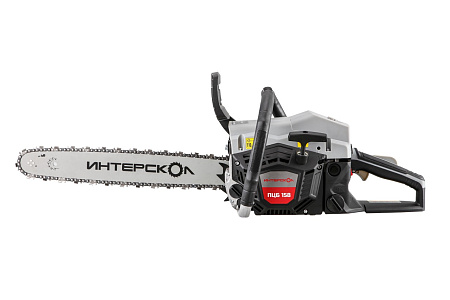 Пила цепная бензиновая 2Т 3,2л.с 58см3 шина45см цепь72зв.шаг0,325"паз1,5мм ПЦБ 158 ИНТЕРСКОЛ *1/2