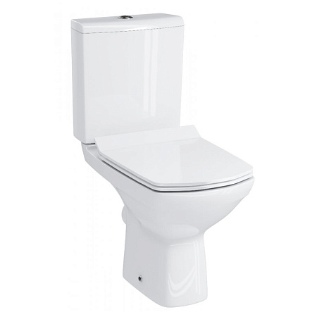 Унитаз-компакт CARINA  CLEAN ON 011 3/5 кр.дюр. slim lift,easy-off,  белый Cersanit *1/9