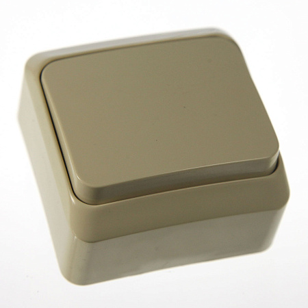 Выключатель "Этюд" ОП 1кл. кремовый ВА10-001К *10/25