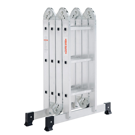 Лестница многофункциональная трансформер алюм. 4х3ступ.,общ.дл.3,3м max нагр.120кг 1320403 "НВ" *1