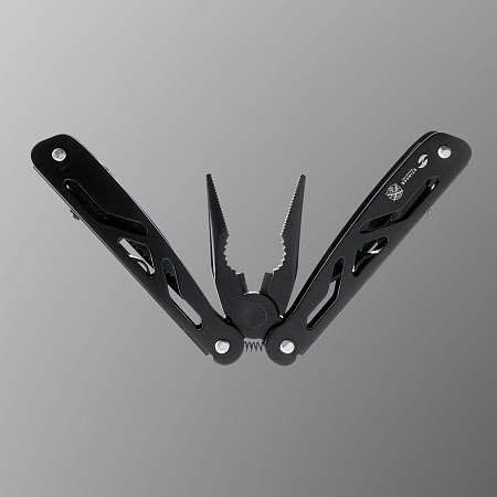 Мультитул Stinger 12в1, черный, нейлоновый чехол (9081083) *1/12