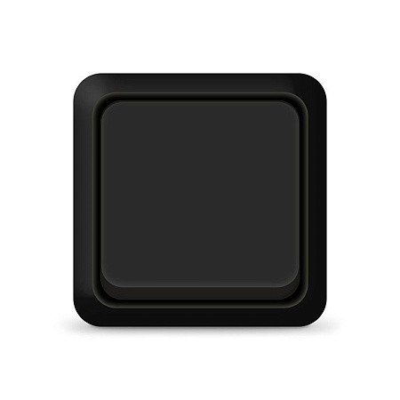 Выключатель "Олимп" ОП 1кл. черный  10А IP20 UNIVersal 2209 *10/200
