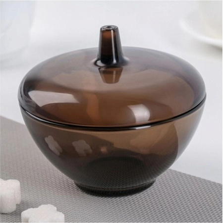 Сахарница стекло "Ambiante Eclipse" d120мм Прозрачно-коричневый L5094 "Luminarc" *12