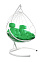 Кресло подвесное Кокон "Garda" 2-х местное, цвет белый, подушка микс (нагр. до 150кг) М-групп *1