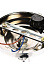 Бра N0138/1W  СН    Лед      1*60W E27  220V  (h=280, w=140, l=140)   VERNER LIGHTING *1