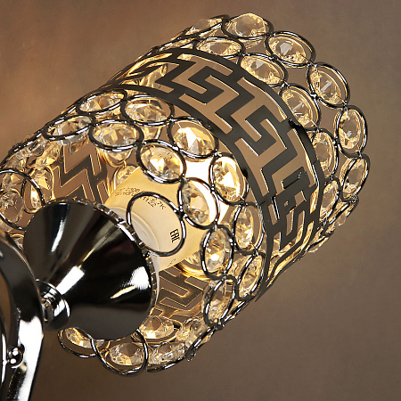 Бра N1916/2W CH E27 2*40Вт (230*150*450)  VERNER LIGHTING *1