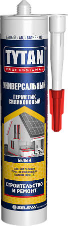 Герметик силиконовый универсальный белый 280мл "TYTAN"  71514/17899/53425  *1/12