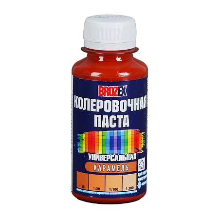 Колер паста карамель №23 0,1 л BROZEX *6/108