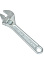 Ключ разводной КР-19 цинк 1 исп. на подвесе (НИЗ)  *1/30