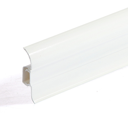 Плинтус напольный T.plast Чайка с мяг.краем 58мм   060 Белый   (2,5м) *40 (аналог ИЯ361)