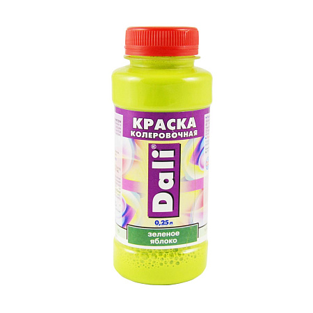 Колер краска зеленое яблоко 0,25 л ДАЛИ *1/12
