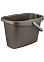 Ведро д/мытья пола пластм. 13л прямоуольное "Step" 380х285мм,h-250 Антрац.SV5007АНТ"Spin Clean"*1/14