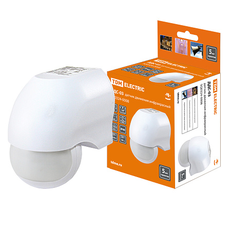 Датчик движения настенный ДДС-03 1100Вт IP44 TDM SQ0324-0008 *1/50