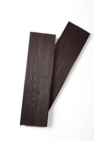 Доска террасная МПК 150х18х3000мм текстура вельвет+тиснение под дерево ШОКОЛАД *4/168