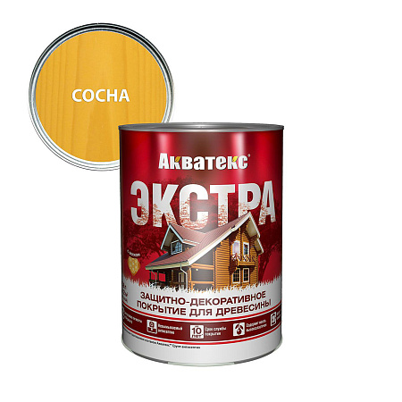 Защитно-декоративное покрытие для древесины алкидное сосна 2,7 л Акватекс-ЭКСТРА *1/4/144