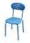 Стульчик детский с мягк. сид. выс.34см, каркас- металл.труба СТУ6 ("Ника" Ижевск) *1/4