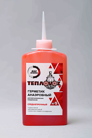 Гель анаэробный Тепловоз - 5 красный 100 гр. *1/45