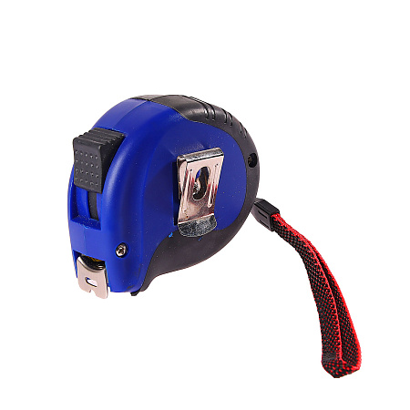 Рулетка  5м х19мм резино-пластик. корпус стальная лента фиксатор арт.2501205 T4Р *1/12/120